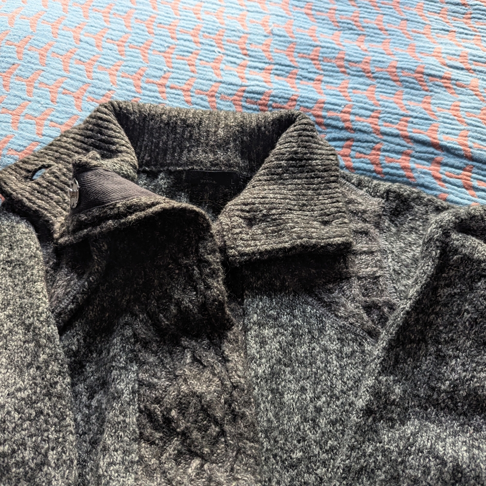 Gray Wool Blend Coat - image 3